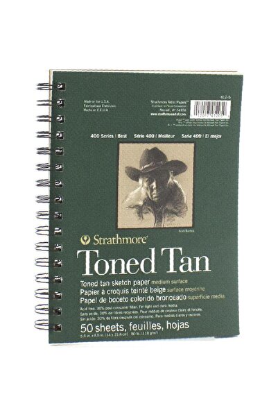 Strathmore Toned Tan Sketch Pad