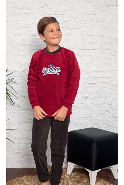 Intisimo Pijamale pentru băieți, Polar Fleece, 6-14 ani, 100% Micro, Bordeaux...