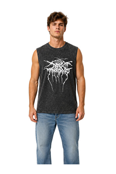 FREAK T-SHIRT Αμάνικο μπλουζάκι με στάμπα Darkthrone, που πλένεται, σε μεγάλο...
