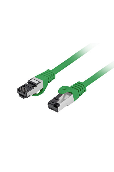 Lanberg Cablu patch S/FTP cat.8.1 1m LSZH CU testat cu Fluke verde