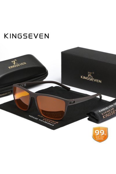 Choice7 نظارات F15 KINGSEVEN الجديدة المضادة للأشعة الزرقاء بنسبة 99٪، نظارات...