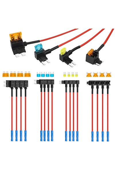 Choice 16 Pack 16 Pack Fuse Tap,12V Car Add a Circuit Fuse Tap Kit - Standard...
