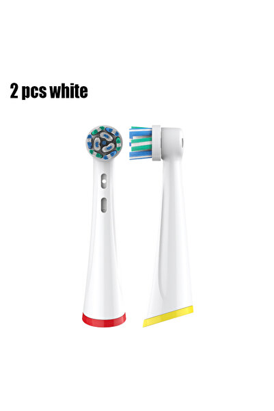 Choice5 2 pcs white For Oral B IO Series Brush Heads Gentle Care Ultimate Cle...
