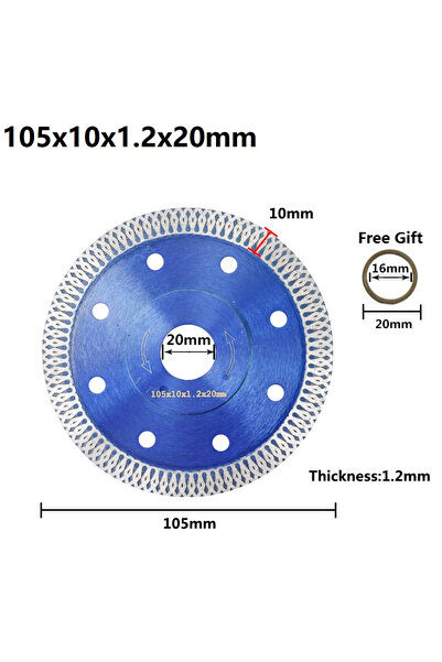 Choice 105x10x20mm XCAN 1pc Diamond Saw Blade 105 115 125mm Cutting Disc Blad...