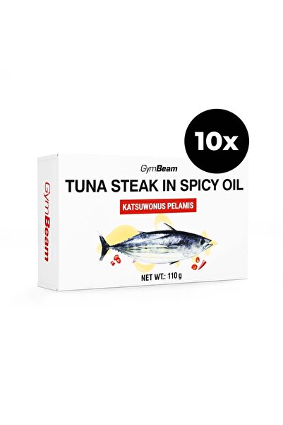 GymBeam Friptură de ton în ulei picant 10 x 110 g