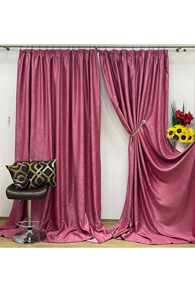 Liz Line Set of two blackout curtains, with drapes, 300x245cm, various colors...