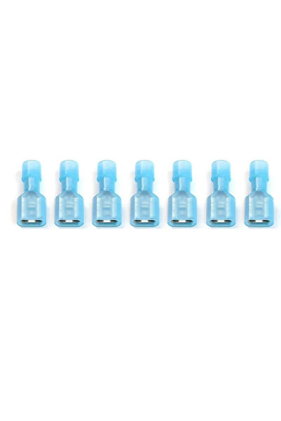 Choice4 20pcs Blue FDFN2-250 20/50pcs Nylon Insulated Spade Terminal Kit FDFN...