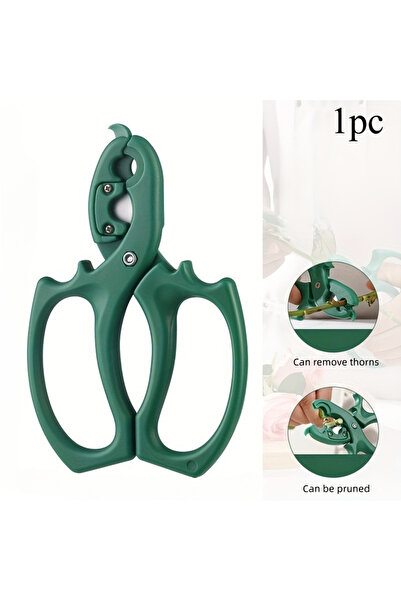 Choice1 Green-1pc 1pc Floral Scissors 2-in-1 Flower Branch Pruning Shears Sta...