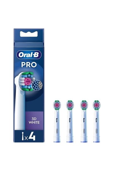 Oral-B Electric toothbrush refills Pro 3D White, 4pcs
