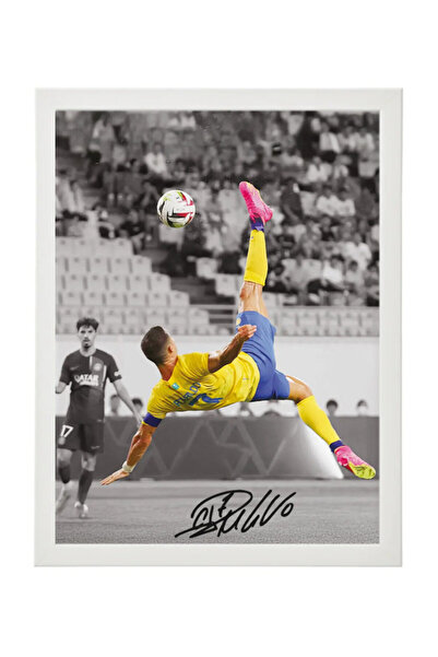 Boomah Accessories Cristiano Ronaldo Autographed - Bicycle Kick - Framed Post...