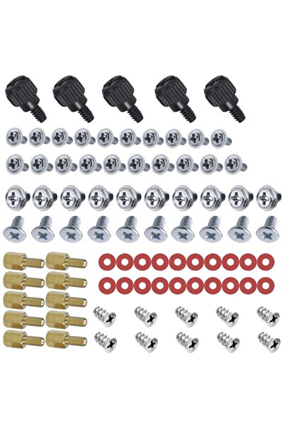 Choice 1 Bag as show 85Pcs/bag Computer Screws Standoffs Set Kit Repair Screw...