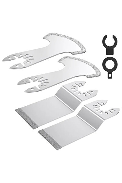 Choice 4Pcs 4/12Pcs Diamond Oscillating Multi Tool Blades for Grout Removal a...