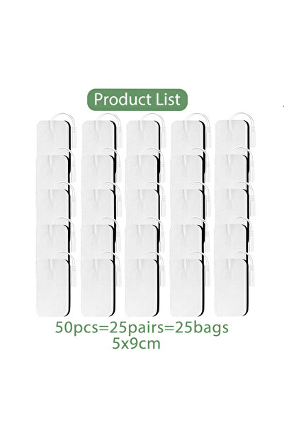 Choice5 50Pcs 5x9cm 10/20/50Pcs Tens Electrode Pads Gel Patches For Acupunctu...