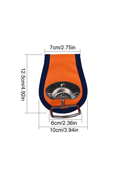 Choice Orange Portable Waist Mounted Hammer Holder Belt Axe Mallet Hanger Sin...