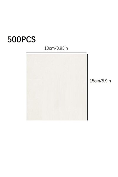 Choice 500 قطعة [R] 50/100/500 قطعة من ورق الخبز غير اللاصق، أوراق ورقية مربع...