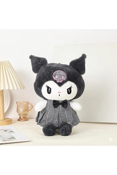 AlKhasakiyaBags Kuromi Doll with Black and White Plaid Dress