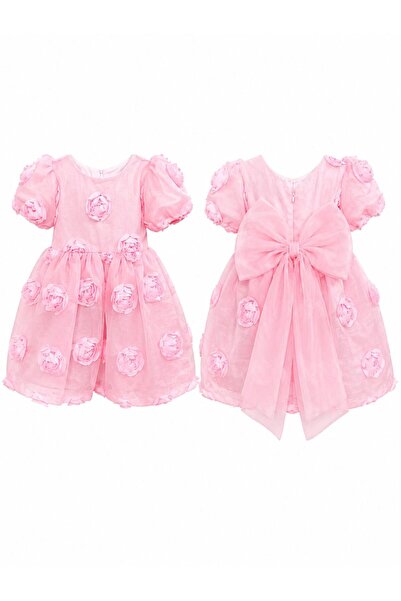 RAPAPA Rochie cu detalii florale pentru fete 1034