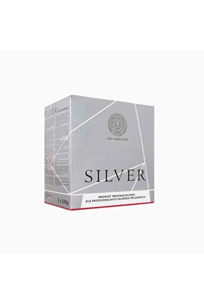 LEO Silver Hair Dye, 1000 g, dust-free, cream, protection, silver