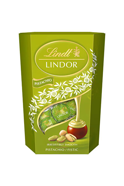 Lindt Lindor Bomboane cu cremă de fistic, Praline Premium, 200 g