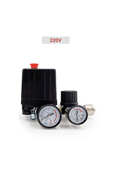 Choice 220V AC 220V Air Compressor Pump Pressure Control Switch 4 Port Manifo...