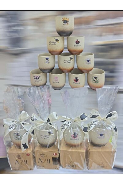 NAJM ALDIRA Coordinated Polka Dot Graduation Cups