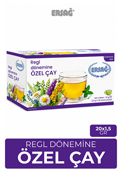 Ersağ Regl Dönemine Özel Karışık Bitki Çayı 20 Süzen Poşet 30 Gr