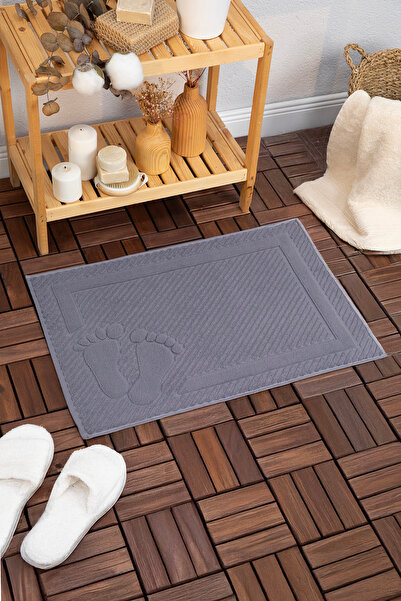 FAVORA Leoline 100% Cotton Premium Foot Towel - Anthracite