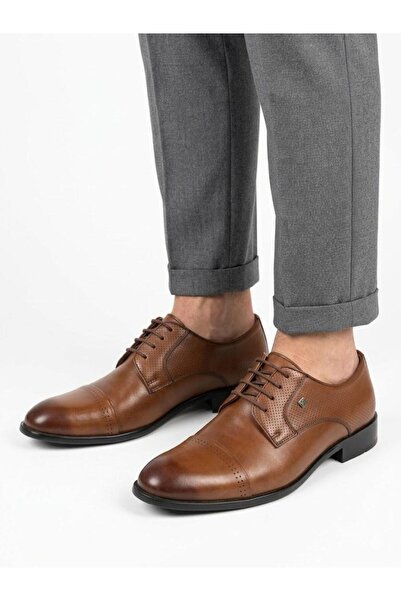 Fosco Men's Tan Genuine Leather Neolite Sole Classic Shoes