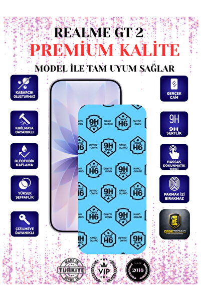 CaseTechnoo Realmi GT2 Uyumlu Nano Esnek Ekran Koruyucu 9H+ Kırılmaz Flexible...