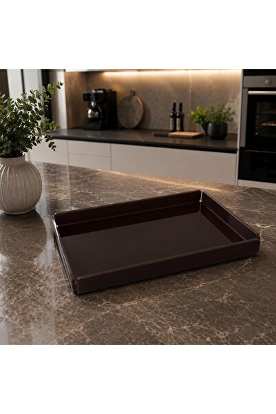 LEYA HOME Dekoratif Pleksi Tepsi / Organizer Akrilik Tepsi / Sunum Tepsisi / ...