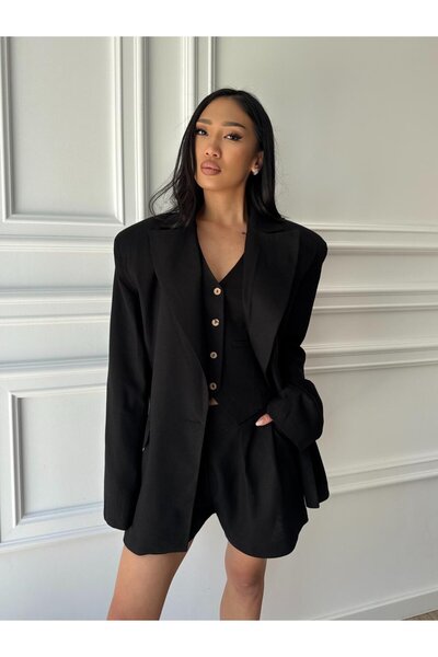 CC STORE ELLERY KISS oversized jacket, linen, oversized shoulders