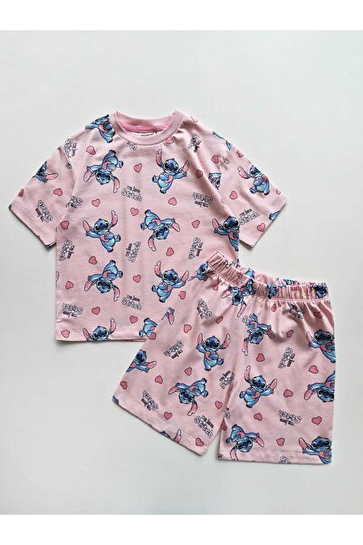 Panfilia 100% Cotton Short Sleeve Children's Pajama Set with Shorts