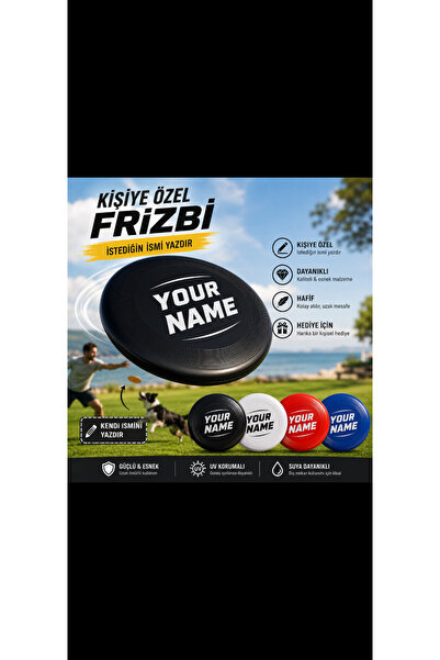 Kişiye Özel İsim Yazılı Frizbi | Outdoor Eğlence Diski