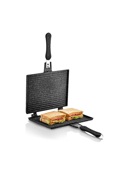 şirineşyalarım Granite Cast Iron Stovetop Maxi Toast Pan