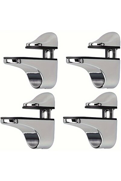 Choice 4PCS 4pcs Adjustable Metal Glass Clamps, Fish Mouth Design, No Electri...
