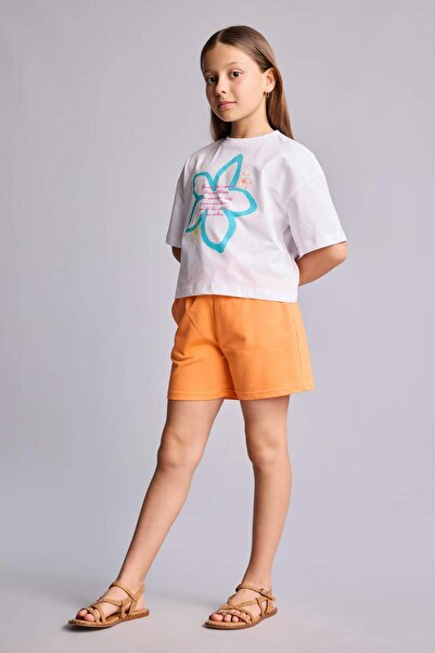 DeFacto 2-Piece Shorts T-Shirt Set for Girls H7880A826Hs