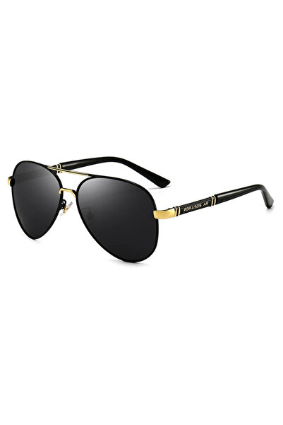 choice2 8722-Gold-Black Men's Polarized Sunglasses Aviator Sunglasses For Men...