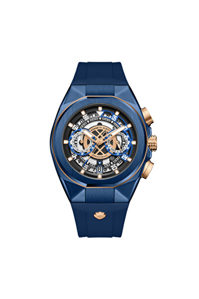Kenneth Scott Men's Chronograph Black Dial Watch - K26103-NSNB