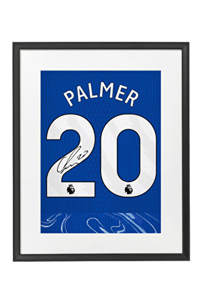 Boomah Accessories Cole Palmer Chelsea Shirt Autographed Framed Poster 50x40c...
