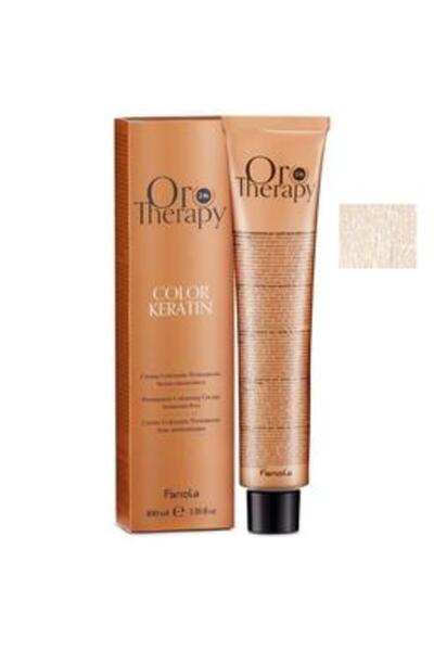 Fanola Vopsea Demi-permanenta Oro Therapy Color Keratin 10.1EXTRA Blond Plati...