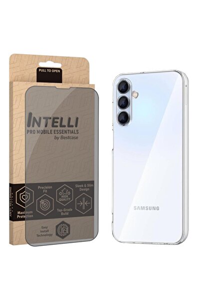 bestcase Set Husă și Folie de confidențialitate pentru Samsung Galaxy F23, Si...