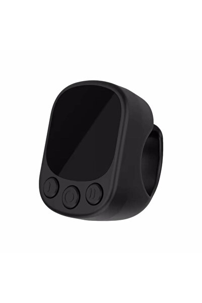Choice black Wireless Bluetooth Ring Mouse With Touch Screen Remote Control L...