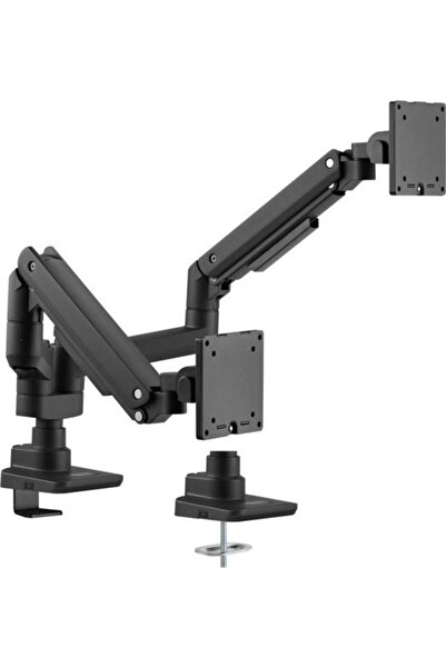 EQUIP Suport de birou robust pentru două monitoare, 17 "-35 ", negru