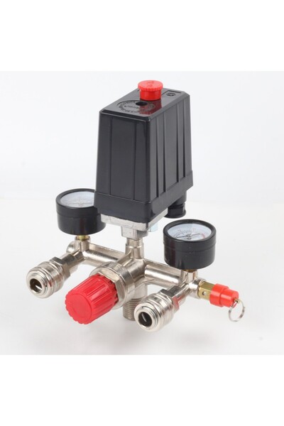 Choice 90-120PSI AC Air Compressor Pressure Switch Valve Control Kit Vertical...