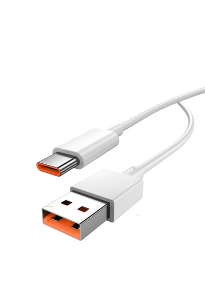 Choice1 كابل شحن سريع USB توربو أبيض بطول 1 متر بقوة 120 واط لهواتف شاومي 17 ...