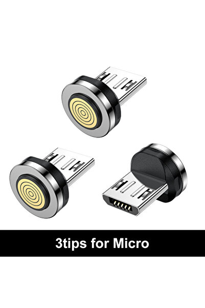 Choice24 كابل USB نوع C مغناطيسي بطول 1 متر مع 3 رؤوس، 100 واط، 5 أمبير، شحن ...