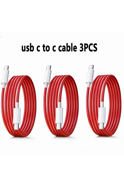 Choice4 كابل شحن USB-C إلى USB-C بطول 2 متر، 3 قطع، 100 واط، 12 أمبير، شحن سر...