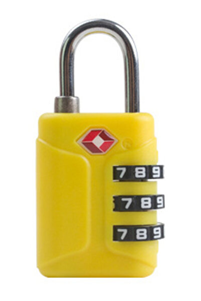 Choice1 Yellow 3 Digit TSA Combination Lock New Anti-theft Security Tool Cust...