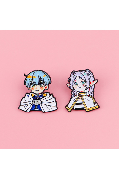 Choice13 15 Elegant Elf Maiden Enamel Brooches Cute Elf Girl Lapel Pins Badge...