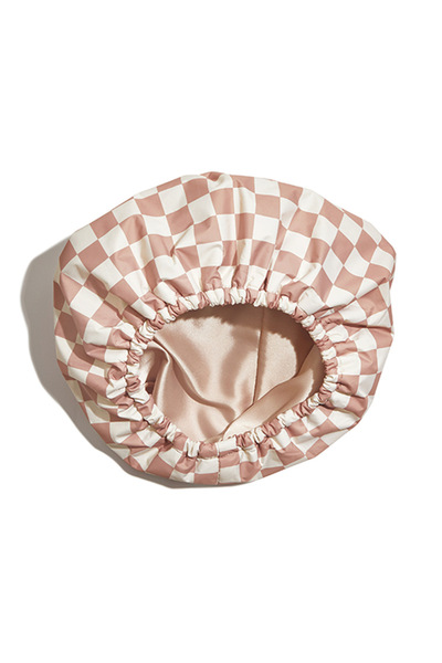 Choice3 khaki Free size Simulation Silk Three Layer Hair Dryer Cap Waterproof...